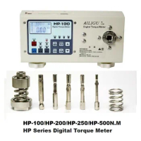 HP-100 HP-200 HP-250 HP-500N.M Digital Torque Force Meter Motor Performance Torgue Tester 1800mAh Battery kgf.Cm/Lbf.in Support