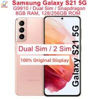Samsung Galaxy S21 5G Dual Sim G9910 6.2" ROM 128/256GB RAM 8GB Snapdragon NFC Octa Core Original Android Cell Phone