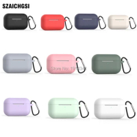 wholesale 1000pcs/lot Case Protective Silicone Cover Skin with hook for Airpods 3 pro Bluetooth Earphone Case Accessories