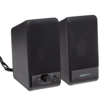 [9美國直購] AmazonBasics 電腦揚聲器 Computer Speakers for Desktop or Laptop PC | USB-Powered