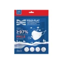 FLOMAX หน้ากาก3D สีขาว (แพ็ค 5 ชิ้น)