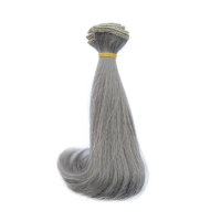 Tóc búp bê Sợi hóa học Tóc Giả búp bê từ sợi hóa học Lụa mềm Màu chuyển sắc Tóc búp bê BJD SD Tự làm