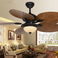 china factory Amazon hot sale decor forward reverse 5 blades ceiling fan lamps 42 48 52inch remote iron led hanging fan lights