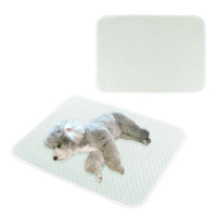 【不怕悶熱】冰絲涼感3D防滑透氣寵物墊(涼感 睡墊 地墊 狗狗床 防水墊 生理墊 隔尿墊 保潔墊 看護墊)