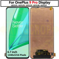 Original 6.7" AMOLED For OnePlus 9 Pro LCD Display Touch Screen Digitizer Assembly For 1+9 Pro LE2121 LE2125 LE2123 LE2120 LCD
