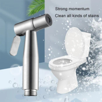 1pcs Bidet Sprayer Toilet Handheld Stainless Steel Bathroom Hand Bidet Faucet 11.5x5.3cm For Easy Cleaning Bathroom Parts