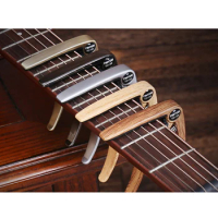 Metal Guitar Capo with Bridge Pin Remover Fit For Acoustic Electric Guitar Bass Ukulele Mandolin Soprano Concert Tenor Baritone