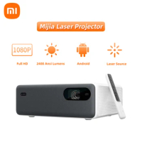 Xiaomi Mijia Laser Projector 1920*1080P Full HD Projector Home Cinema Beamer 2400 ANSI Lumens Android Wifi MIUI Mi TV Projector