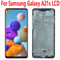 6.5” Screen For Samsung Galaxy A21s A217F LCD Display Touch Screen Digitizer Assembly Replacement For Samsung A21s With Frame