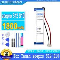 1800mAh GUKEEDIANZI Battery For Yaman acepro S12 S10 cosmetic instrument Big Power bateria