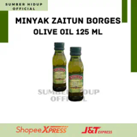 100% MURNI MINYAK ZAITUN BORGES EXTRA VIRGIN OLIVE OIL ORIGINAL 125ML TERMURAH