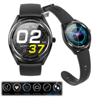 Round Screen Smart Watch Fitness Tracker Heart Rate Monitor Wristwatch Messages Call Reminder for iPhone Samsung A9 A8 A7 LG HTC