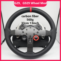 SIMPUSH 13inchs 33cm Circular steering wheel Rally sim racing FOR Logitech G29 G923
