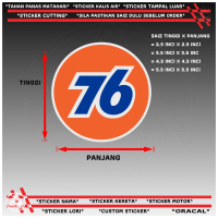 Sticke cutting sticker 76 = 1 keping