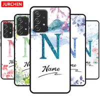 Custom Name Text Case For OnePlus One Plus 1+ Nord N10 N100 N200 Ace CE 2 T 2T Pro Lite 5G Silicone Flower Photo Back TPU Cover