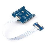 Universal E-Paper Raw Panel Driver Shield (B) For NUCLEO Arduino, Onboard MX25R6435F Flash Chip Supports Expanding External RAM