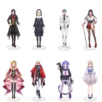 Hot Anime Nijisanji Rainbow Society Vtuber Figures Ren Zotto Aster Arcadia Cosplay Acrylic Stand Model Toy Fans Xmas Gifts