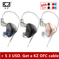 KZ ZEX Static Dynamic Drive Hybrid Earphone HIFI Bass Earbud Sport Noise Cancelling Headset KZ EDX PRO ZSN PRO ZAS NRA ZS10 PRO