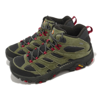 Merrell 戶外鞋 Moab 3 Mid GTX 男鞋 軍綠 黑 防水 登山鞋 郊山 黃金大底 中筒 襪套 ML037035