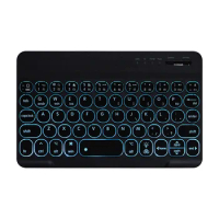 For IPad Mini 6 Wireless Bluetooth Keyboard Android Apple Huawei Universal Round Keycap Keyboard 7 Inch Backlit Keyboard