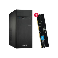 【ASUS 華碩】+8G美光記憶體組★i5十核文書電腦(i5-14400/8G/1T+256G/W11/H-S500TER-514400012W)