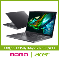 Acer 宏碁 14吋i5輕薄筆電(Aspire 5/A514-56M-55H0/i5-1335U/16G/512G/W11)