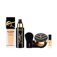 【YSL】官方直營 名模肌密持妝底妝組(午夜粉底25ml+持妝噴霧100ml)
