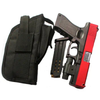 Tactical Gun Laser Carry Holder Holster Magazine Pouch for 9mm Glock 17 19 22 Beretta PX4 Smith &amp; Wesson M&amp;P Shield Right Left