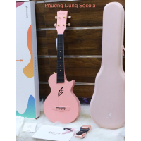 Đàn Ukulele Enya Nova U Màu Hồng - Full Phụ Kiện - Hàng Chính Hãng Enya - 4 dây - size concert 23inc