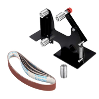 DIY M10/M14 Sanding Belt Adapter Attachment Converting 100/115/125mm Electric Angle Grinder to Belt Sander Wood Metal Working