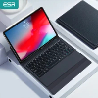 ESR Bluetooth Wireless Keyboard Case For iPad 11 Inch iPad Pro 11'' 2018 A2228 A1980 Smart PU Leather Full Folio Flip Cover
