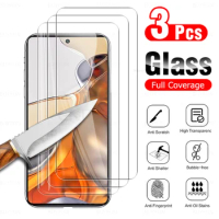 3pcs Phone Screen Glass For Xiaomi 11T Pro Full Coverage HD Tempered Protection Glass xiomi11t mi 11tpro xaomi 11 t pro Film