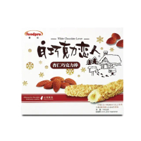 【Foodpro 優群】白巧克力戀人160g/盒(白巧克力搭配杏仁果加上酥脆餅乾)