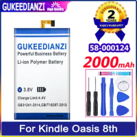 GUKEEDIANZI Battery 58-000124 1762A5 2000mAh For Amazon Kindle Oasis 8th Gen EReader Batteries