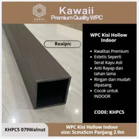 KAWAII WPC Panel Dinding HOLLOW INDOOR Partisi Kisi Sekat Ruangan 5x5cm Panjang 290cm | PVC WPC Wall
