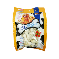 【Armonto 阿曼特】牛奶牛皮骨結大包裝1050G(寵物零食、狗狗鈣質、犬用點心、狗狗磨牙、耐咬)