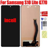 Incell For Samsung Galaxy S10 lite LCD Display Pantalla with Touch Screen For Samsung S10 Lite G770 Digitizer Glass Assembly