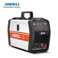 ANDELI MIG-250 Synergic MIG welding machine without Gas Flux Core Wire Inverter MIG Welder Gasless welding Household