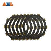 AHL Motorcycle Clutch Friction Plates Set for YAMAHA FZR250 FZR 250 DT230 DT 230 Clutch Lining #CP-00014