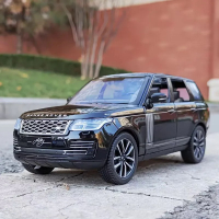 1/24 Range Rover กีฬา SUV ล้อแม็กรถยนต์รุ่น D Iecasts โลหะนอกถนนยานพาหนะรถรุ่นจำลองเสียงและแสงเด็กของเล่นของขวัญ