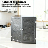 Compact Kitchen Storage Solution - 4 Adjustable Shelves, 2 Slide-Out Drawers, Heavy-Duty Steel Frame
