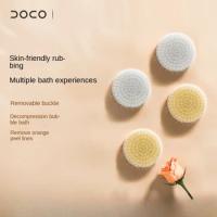 DOCO Fan Benefits Electric Bath Brush Head 4 Brush Heads