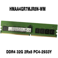 1PCS HMAA4GR7MJR8N-WM DDR4 32G 2Rx8 PC4-2933Y For SKhynix Server Memory