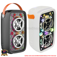 Speaker Portable LED F-417H X-BASS Bluetooth Garansi 12 bulan ada dudukan HP super Bass Rechargeable