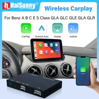 Wireless Carplay For Mercedes Benz A B C GL E S GLA GLC Class W205 W204 W211 W212 W221 W222 C63 AMG NTG 5.0 4.5 Android Auto