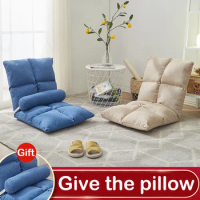New single folding sofa small family sofa chair bed cloth nap chair balcony bedroom folding sofa bed complimentary pillow