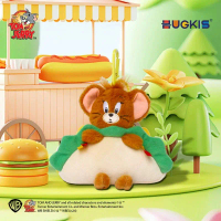 HUGKIS Tom and Jerry - Taco Jerry Plush Toy | Cute Creative Figure Backpack Charm Gift