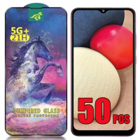 50pcs 21H Horse Tempered Glass Screen Protector Full Cover Film For Samsung Galaxy A21S A01 A11 A21 A31 A41 A51 A61 A71 A81 A91
