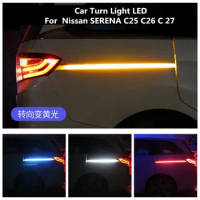 Car Turn Light LED For Nissan SERENA C25 C26 C 27 Track Atmosphere Door Light 12V 6000K