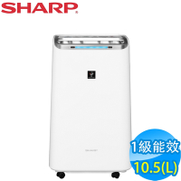 SHARP夏普 10.5L 1級自動除菌離子清淨除濕機 DW-L10FT-W